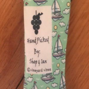 Men's Vineyard Vines Tie Sailboat Green Silk